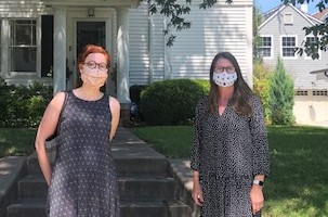 My interview with Tulsa author, Hanna C. Howard about her new book, Ignite the Sun. (photo: Hanna C. Howard (left) and Nancy A. Moore (right)